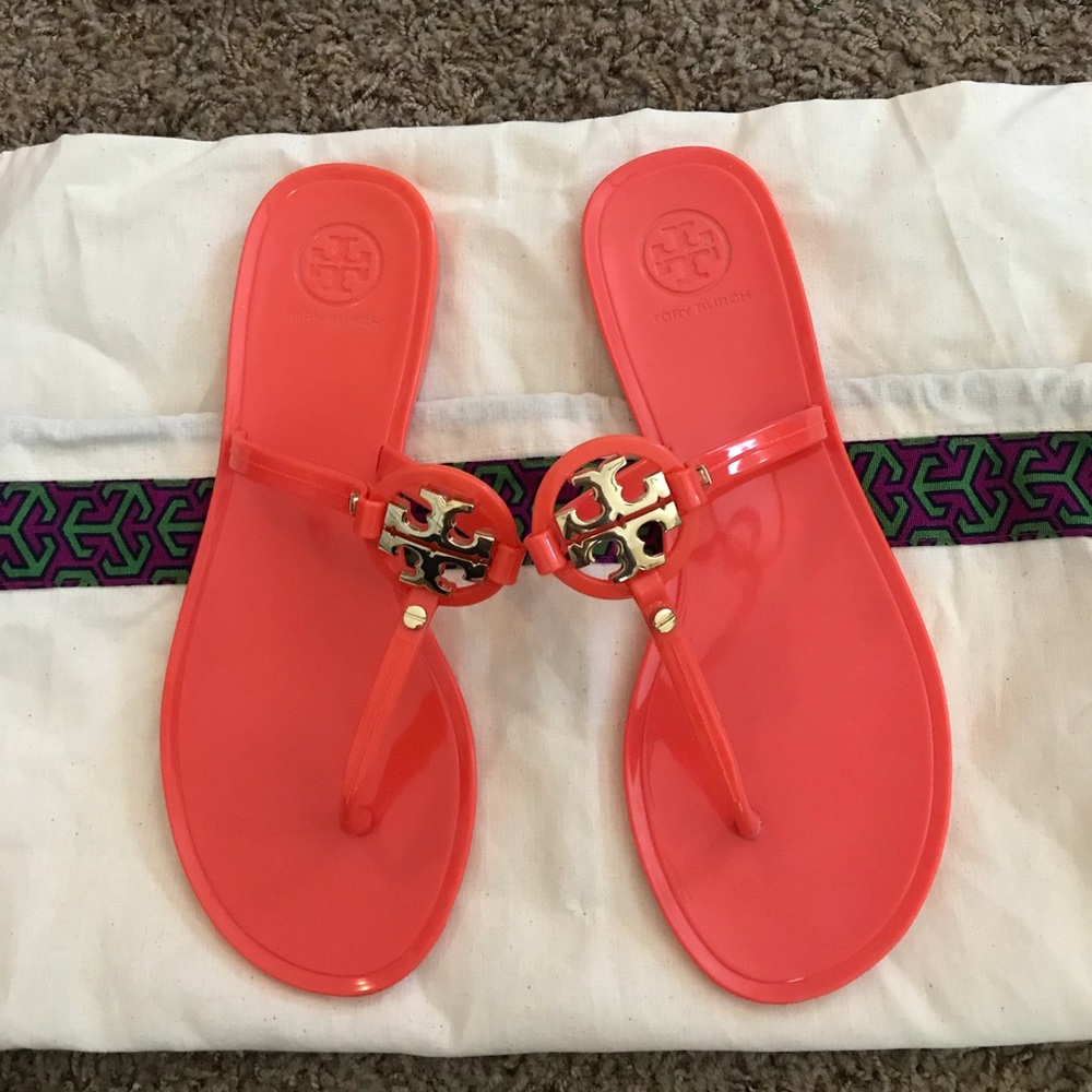 Tory Burch poppy mini Miller jelly thong sandals